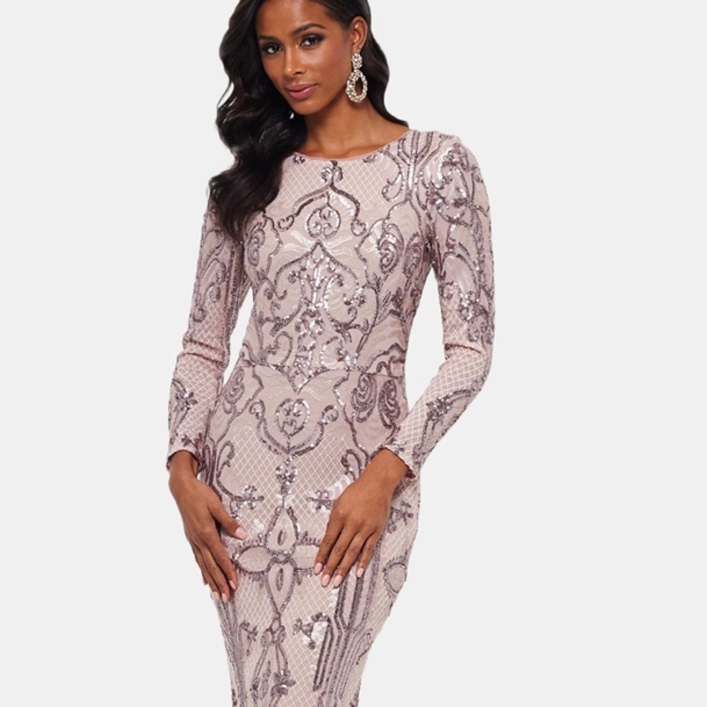 Embellished Embroidered Gown